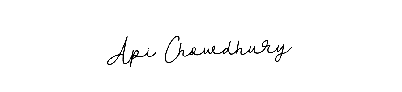 Create a beautiful signature design for name Api Chowdhury. With this signature (BallpointsItalic-DORy9) fonts, you can make a handwritten signature for free. Api Chowdhury signature style 11 images and pictures png
