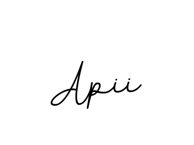 How to make Apii name signature. Use BallpointsItalic-DORy9 style for creating short signs online. This is the latest handwritten sign. Apii signature style 11 images and pictures png