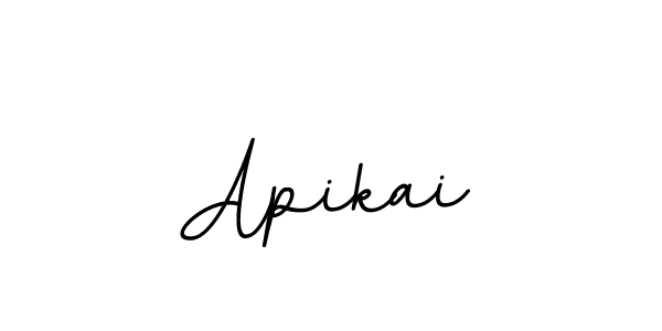 You should practise on your own different ways (BallpointsItalic-DORy9) to write your name (Apikai) in signature. don't let someone else do it for you. Apikai signature style 11 images and pictures png