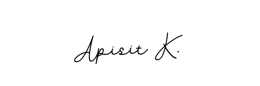 Make a beautiful signature design for name Apisit K.. Use this online signature maker to create a handwritten signature for free. Apisit K. signature style 11 images and pictures png