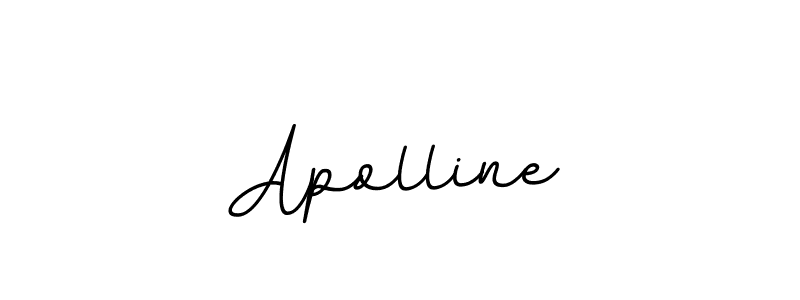 Create a beautiful signature design for name Apolline. With this signature (BallpointsItalic-DORy9) fonts, you can make a handwritten signature for free. Apolline signature style 11 images and pictures png