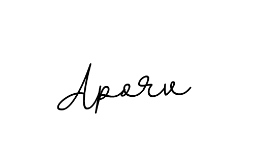 if you are searching for the best signature style for your name Aporv. so please give up your signature search. here we have designed multiple signature styles  using BallpointsItalic-DORy9. Aporv signature style 11 images and pictures png