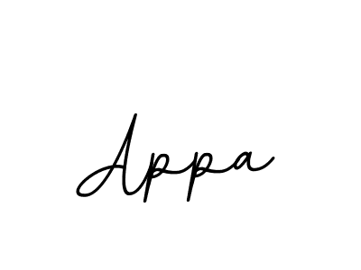 How to make Appa name signature. Use BallpointsItalic-DORy9 style for creating short signs online. This is the latest handwritten sign. Appa signature style 11 images and pictures png