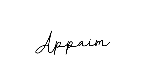 Make a beautiful signature design for name Appaim. With this signature (BallpointsItalic-DORy9) style, you can create a handwritten signature for free. Appaim signature style 11 images and pictures png