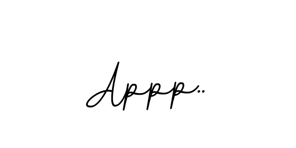 if you are searching for the best signature style for your name Appp... so please give up your signature search. here we have designed multiple signature styles  using BallpointsItalic-DORy9. Appp.. signature style 11 images and pictures png