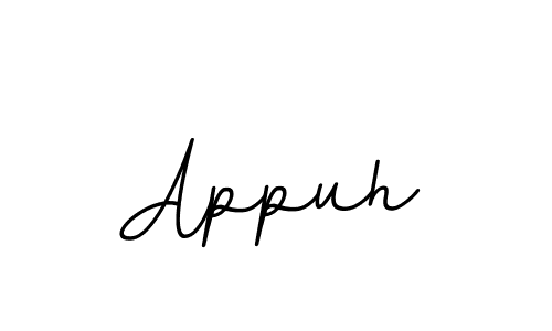 This is the best signature style for the Appuh name. Also you like these signature font (BallpointsItalic-DORy9). Mix name signature. Appuh signature style 11 images and pictures png