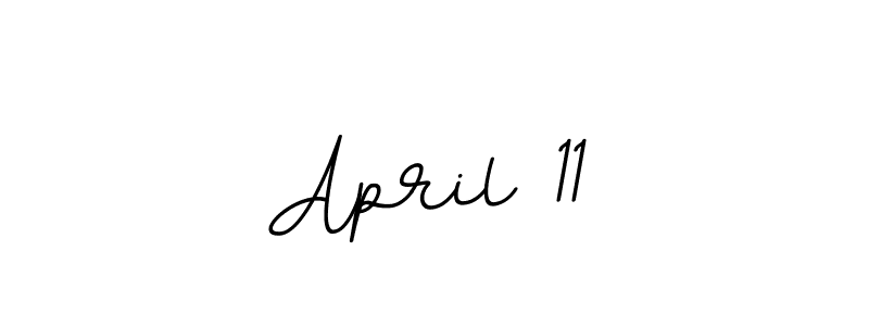 Check out images of Autograph of April 11 name. Actor April 11 Signature Style. BallpointsItalic-DORy9 is a professional sign style online. April 11 signature style 11 images and pictures png