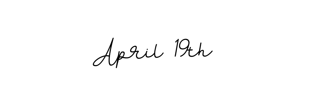 BallpointsItalic-DORy9 is a professional signature style that is perfect for those who want to add a touch of class to their signature. It is also a great choice for those who want to make their signature more unique. Get April 19th name to fancy signature for free. April 19th signature style 11 images and pictures png