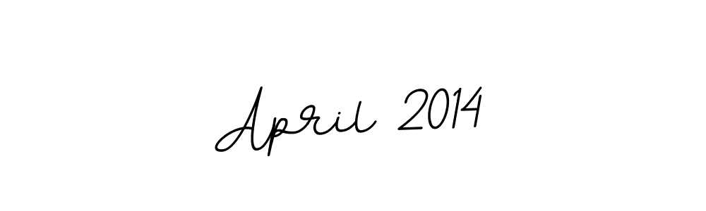 It looks lik you need a new signature style for name April 2014. Design unique handwritten (BallpointsItalic-DORy9) signature with our free signature maker in just a few clicks. April 2014 signature style 11 images and pictures png
