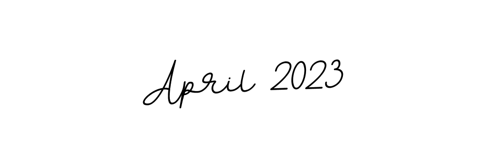 Make a beautiful signature design for name April 2023. With this signature (BallpointsItalic-DORy9) style, you can create a handwritten signature for free. April 2023 signature style 11 images and pictures png