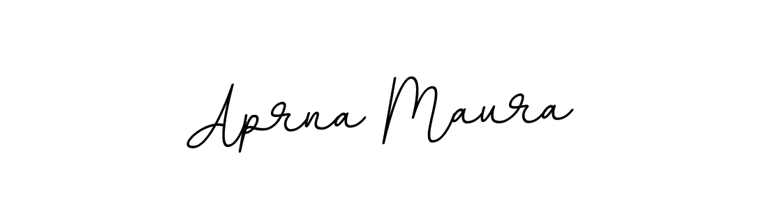 Make a beautiful signature design for name Aprna Maura. With this signature (BallpointsItalic-DORy9) style, you can create a handwritten signature for free. Aprna Maura signature style 11 images and pictures png