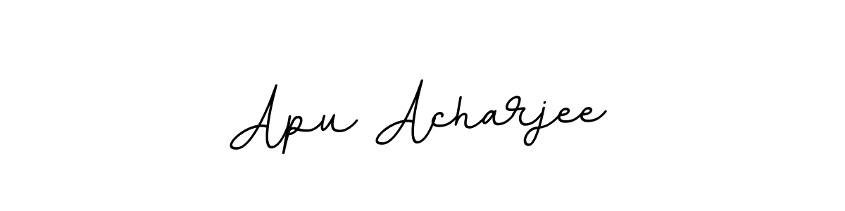 You should practise on your own different ways (BallpointsItalic-DORy9) to write your name (Apu Acharjee) in signature. don't let someone else do it for you. Apu Acharjee signature style 11 images and pictures png