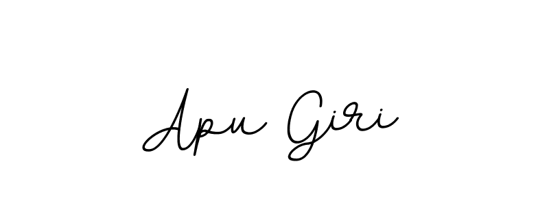 if you are searching for the best signature style for your name Apu Giri. so please give up your signature search. here we have designed multiple signature styles  using BallpointsItalic-DORy9. Apu Giri signature style 11 images and pictures png