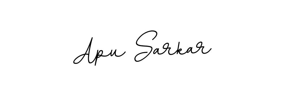 Create a beautiful signature design for name Apu Sarkar. With this signature (BallpointsItalic-DORy9) fonts, you can make a handwritten signature for free. Apu Sarkar signature style 11 images and pictures png