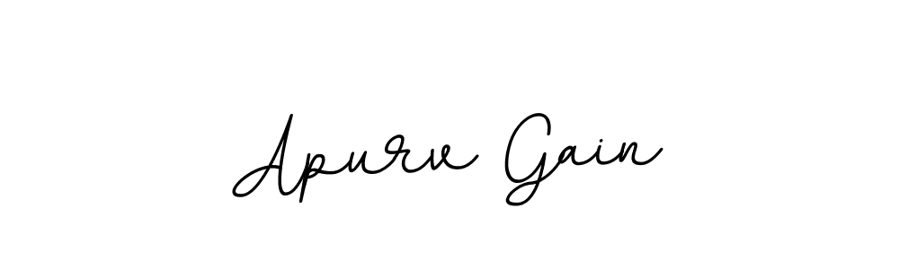 How to make Apurv Gain signature? BallpointsItalic-DORy9 is a professional autograph style. Create handwritten signature for Apurv Gain name. Apurv Gain signature style 11 images and pictures png