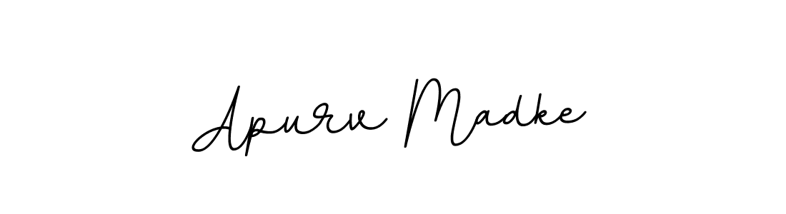 Make a beautiful signature design for name Apurv Madke. With this signature (BallpointsItalic-DORy9) style, you can create a handwritten signature for free. Apurv Madke signature style 11 images and pictures png