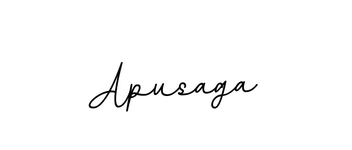 Use a signature maker to create a handwritten signature online. With this signature software, you can design (BallpointsItalic-DORy9) your own signature for name Apusaga. Apusaga signature style 11 images and pictures png