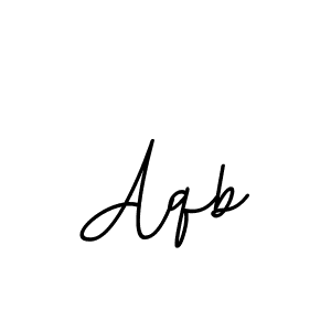 Design your own signature with our free online signature maker. With this signature software, you can create a handwritten (BallpointsItalic-DORy9) signature for name Aqb. Aqb signature style 11 images and pictures png