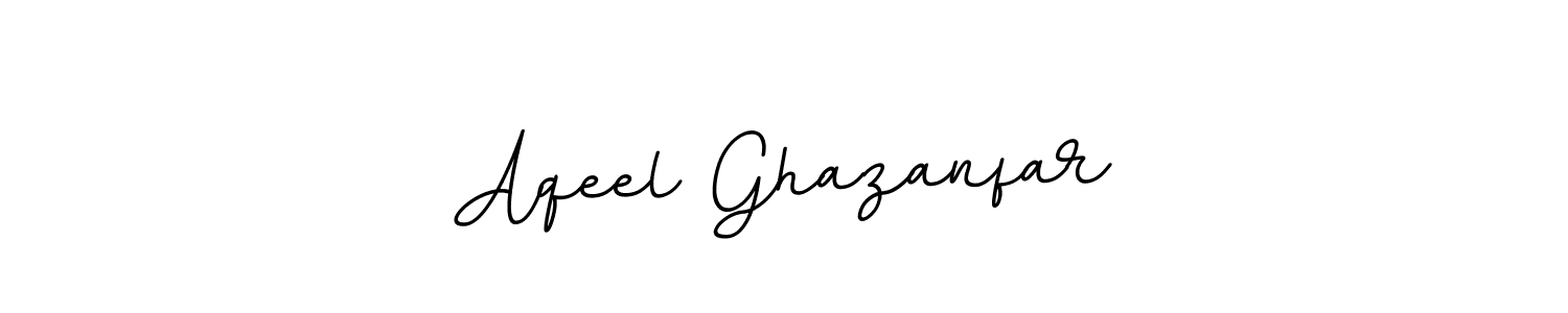 Make a beautiful signature design for name Aqeel Ghazanfar. With this signature (BallpointsItalic-DORy9) style, you can create a handwritten signature for free. Aqeel Ghazanfar signature style 11 images and pictures png
