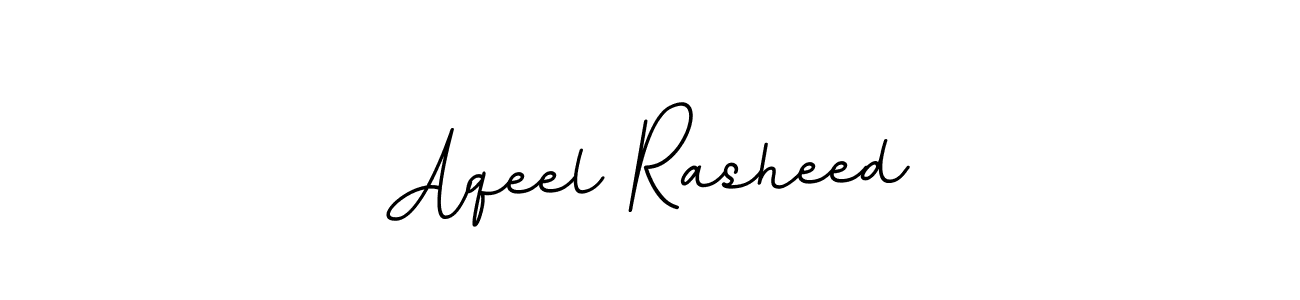 How to make Aqeel Rasheed name signature. Use BallpointsItalic-DORy9 style for creating short signs online. This is the latest handwritten sign. Aqeel Rasheed signature style 11 images and pictures png