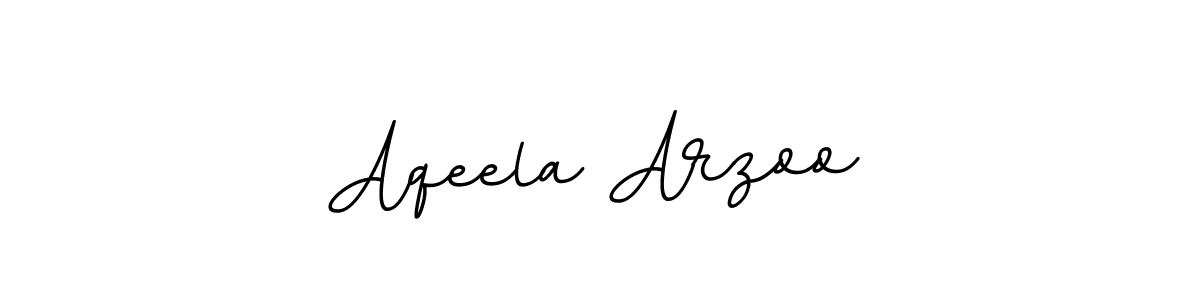 Design your own signature with our free online signature maker. With this signature software, you can create a handwritten (BallpointsItalic-DORy9) signature for name Aqeela Arzoo. Aqeela Arzoo signature style 11 images and pictures png