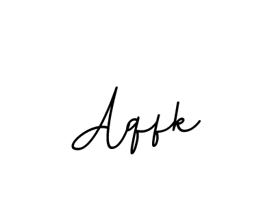 Design your own signature with our free online signature maker. With this signature software, you can create a handwritten (BallpointsItalic-DORy9) signature for name Aqfk. Aqfk signature style 11 images and pictures png