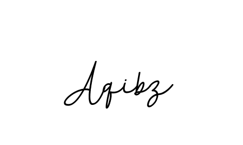 Use a signature maker to create a handwritten signature online. With this signature software, you can design (BallpointsItalic-DORy9) your own signature for name Aqibz. Aqibz signature style 11 images and pictures png