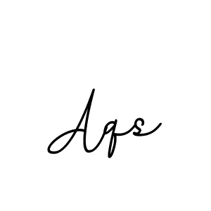 Make a beautiful signature design for name Aqs. With this signature (BallpointsItalic-DORy9) style, you can create a handwritten signature for free. Aqs signature style 11 images and pictures png