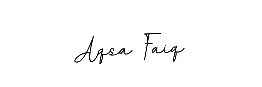 The best way (BallpointsItalic-DORy9) to make a short signature is to pick only two or three words in your name. The name Aqsa Faiq include a total of six letters. For converting this name. Aqsa Faiq signature style 11 images and pictures png