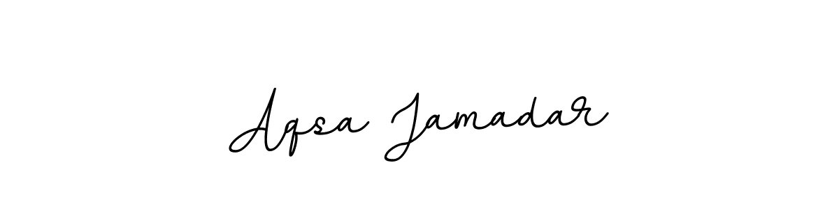 You should practise on your own different ways (BallpointsItalic-DORy9) to write your name (Aqsa Jamadar) in signature. don't let someone else do it for you. Aqsa Jamadar signature style 11 images and pictures png