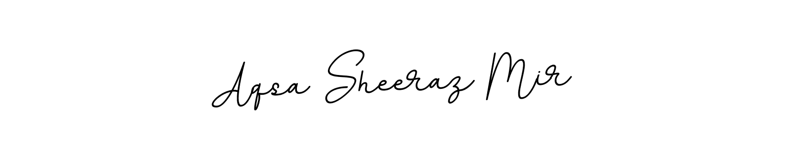 Make a beautiful signature design for name Aqsa Sheeraz Mir. With this signature (BallpointsItalic-DORy9) style, you can create a handwritten signature for free. Aqsa Sheeraz Mir signature style 11 images and pictures png