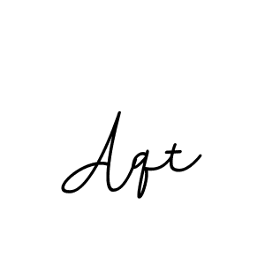 Make a beautiful signature design for name Aqt. With this signature (BallpointsItalic-DORy9) style, you can create a handwritten signature for free. Aqt signature style 11 images and pictures png