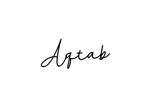 How to make Aqtab signature? BallpointsItalic-DORy9 is a professional autograph style. Create handwritten signature for Aqtab name. Aqtab signature style 11 images and pictures png