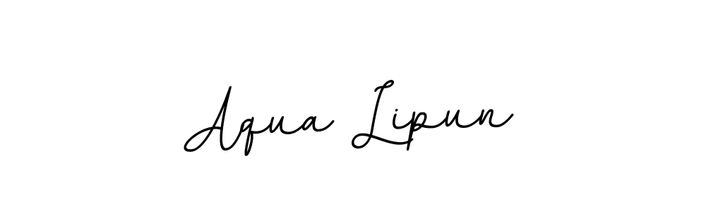 Aqua Lipun stylish signature style. Best Handwritten Sign (BallpointsItalic-DORy9) for my name. Handwritten Signature Collection Ideas for my name Aqua Lipun. Aqua Lipun signature style 11 images and pictures png