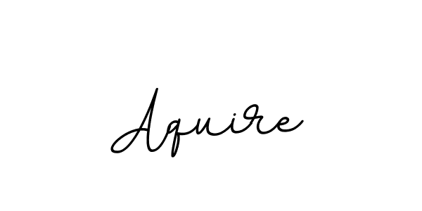 How to make Aquire name signature. Use BallpointsItalic-DORy9 style for creating short signs online. This is the latest handwritten sign. Aquire signature style 11 images and pictures png