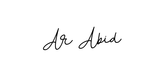 Also we have Ar Abid name is the best signature style. Create professional handwritten signature collection using BallpointsItalic-DORy9 autograph style. Ar Abid signature style 11 images and pictures png