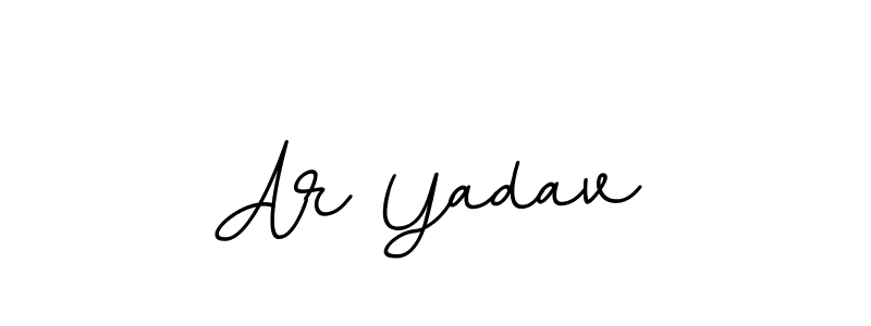 if you are searching for the best signature style for your name Ar Yadav. so please give up your signature search. here we have designed multiple signature styles  using BallpointsItalic-DORy9. Ar Yadav signature style 11 images and pictures png