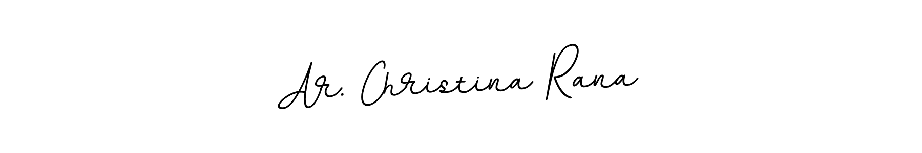 The best way (BallpointsItalic-DORy9) to make a short signature is to pick only two or three words in your name. The name Ar. Christina Rana include a total of six letters. For converting this name. Ar. Christina Rana signature style 11 images and pictures png