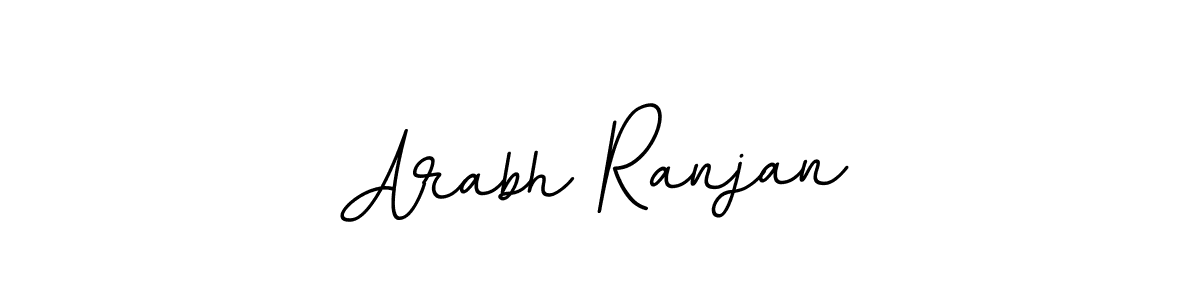 Use a signature maker to create a handwritten signature online. With this signature software, you can design (BallpointsItalic-DORy9) your own signature for name Arabh Ranjan. Arabh Ranjan signature style 11 images and pictures png