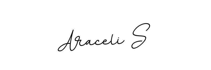 Make a beautiful signature design for name Araceli S. With this signature (BallpointsItalic-DORy9) style, you can create a handwritten signature for free. Araceli S signature style 11 images and pictures png