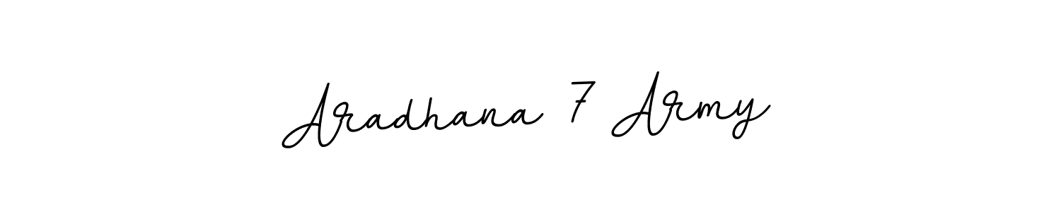 Aradhana 7 Army stylish signature style. Best Handwritten Sign (BallpointsItalic-DORy9) for my name. Handwritten Signature Collection Ideas for my name Aradhana 7 Army. Aradhana 7 Army signature style 11 images and pictures png