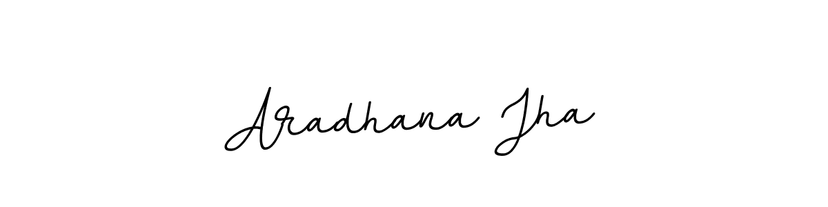 The best way (BallpointsItalic-DORy9) to make a short signature is to pick only two or three words in your name. The name Aradhana Jha include a total of six letters. For converting this name. Aradhana Jha signature style 11 images and pictures png