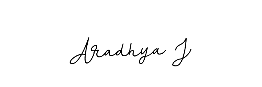 Design your own signature with our free online signature maker. With this signature software, you can create a handwritten (BallpointsItalic-DORy9) signature for name Aradhya J. Aradhya J signature style 11 images and pictures png
