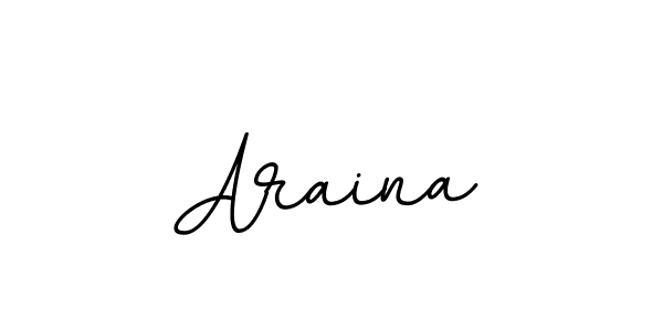 You should practise on your own different ways (BallpointsItalic-DORy9) to write your name (Araina) in signature. don't let someone else do it for you. Araina signature style 11 images and pictures png