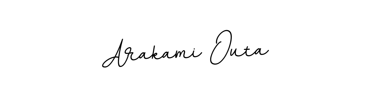This is the best signature style for the Arakami Outa name. Also you like these signature font (BallpointsItalic-DORy9). Mix name signature. Arakami Outa signature style 11 images and pictures png