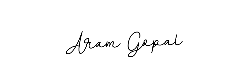 Make a beautiful signature design for name Aram Gopal. With this signature (BallpointsItalic-DORy9) style, you can create a handwritten signature for free. Aram Gopal signature style 11 images and pictures png