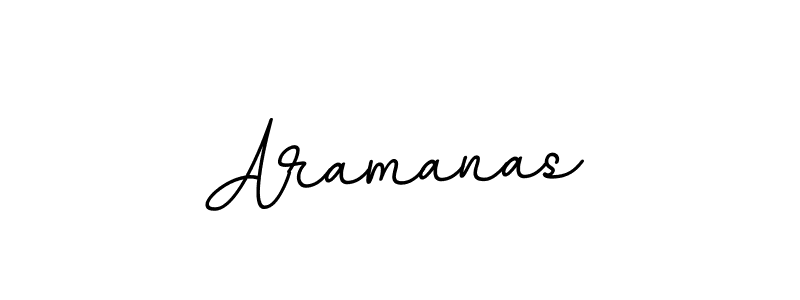 How to make Aramanas signature? BallpointsItalic-DORy9 is a professional autograph style. Create handwritten signature for Aramanas name. Aramanas signature style 11 images and pictures png