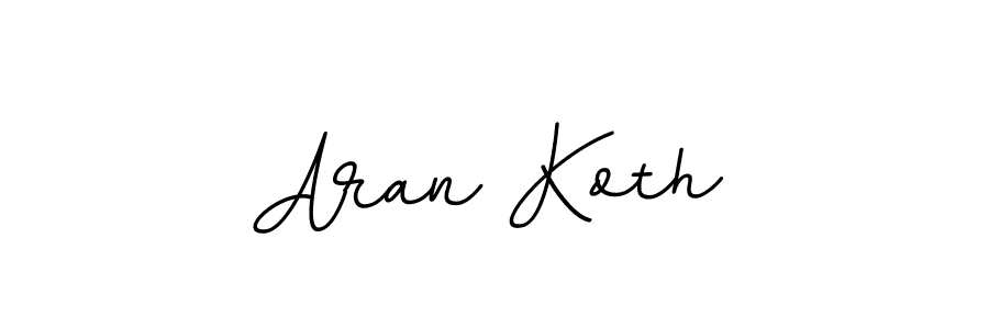 You should practise on your own different ways (BallpointsItalic-DORy9) to write your name (Aran Koth) in signature. don't let someone else do it for you. Aran Koth signature style 11 images and pictures png