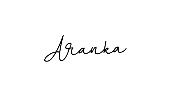 How to make Aranka signature? BallpointsItalic-DORy9 is a professional autograph style. Create handwritten signature for Aranka name. Aranka signature style 11 images and pictures png