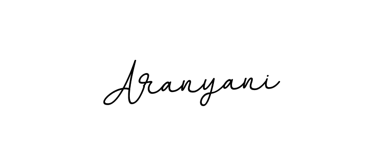 How to make Aranyani name signature. Use BallpointsItalic-DORy9 style for creating short signs online. This is the latest handwritten sign. Aranyani signature style 11 images and pictures png